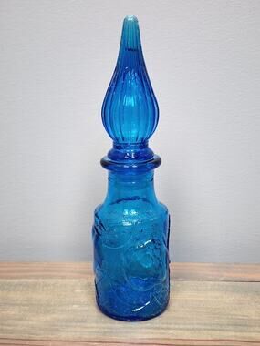 Vintage Empoli Genie Bottle Mini Small Mid Century Fruit 7-1/2”